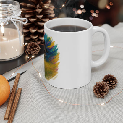Vibrant Landscape Ceramic Mug for Nature Lovers - Perfect for Coffee, Tea, Gifts, Home Decor, 11oz & 15oz - TRV