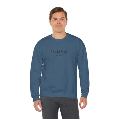 mama sweatshirt | simple script mom pullover - TRV
