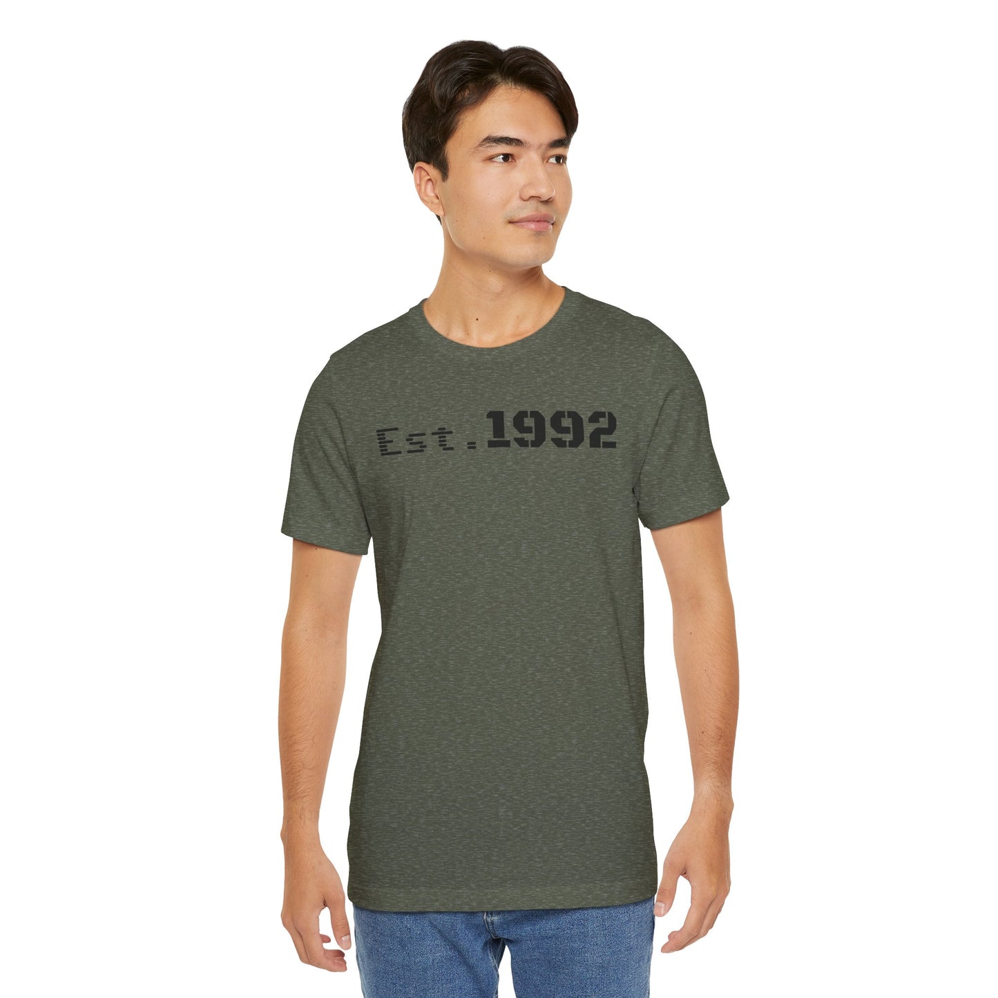 Est. 1992 Unisex Jersey Tee - Retro Birthday Gift, Casual Wear, Cool Vintage T-Shirt, Gift for Him, Gift for Her - TRV
