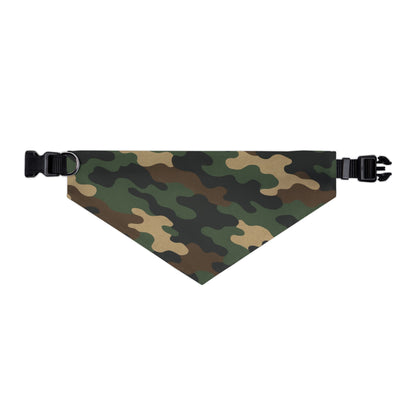 Stylish Camouflage Pet Bandana Collar | Dog Accessory for Outdoor Adventures, Pet Fashion, Camo Dog Gear, Puppy Bandana, Gift for Pet Lovers - TRV