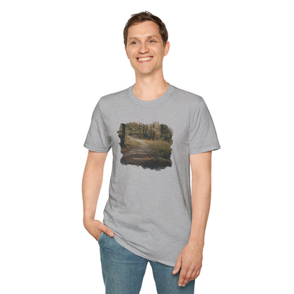 Nature-Inspired Unisex Softstyle T-Shirt, Eco-Friendly Fashion, Outdoor Lover Tee, Gift for Nature Enthusiasts, Casual Everyday Wear