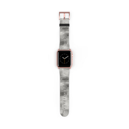 Gray Watercolor Camouflage Watch Band | Neutral Abstract Apple Watch Strap - TRV