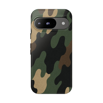Camouflage Phone Case, Tough Phone Cover, Military Style Accessory, Protective Case for Men, Gifts for Soldiers - TRV