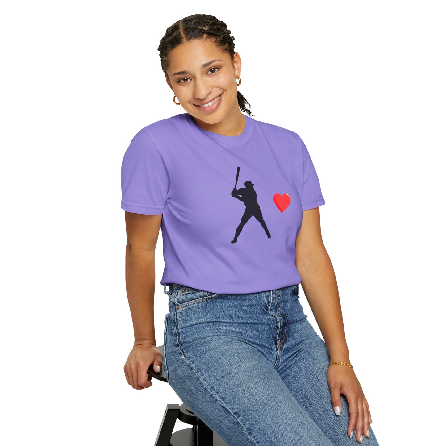 Baseball Love T-Shirt, Unisex Sports Tee, Gift for Baseball Fans, Valentine's Day Shirt, Game Day Apparel, Soft Cotton Top