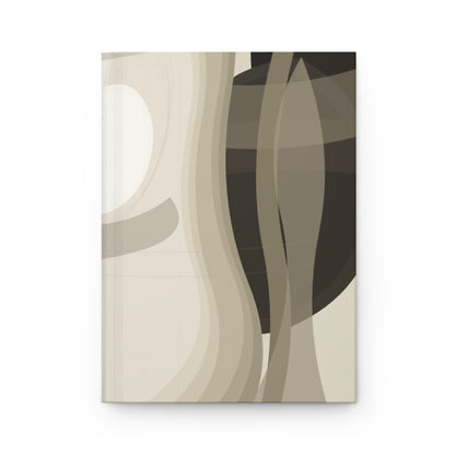 Neutral Abstract Shapes Journal | Hardcover Journal