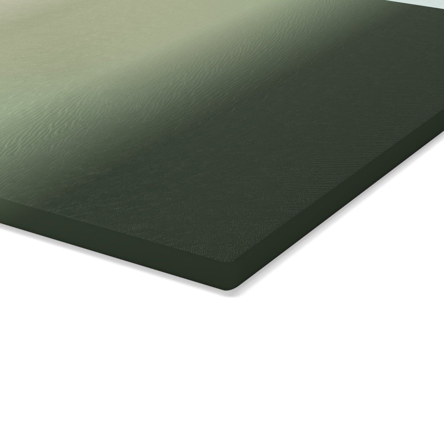 Green Ombre Gradient Glass Cutting Board | Modern Kitchen Decor