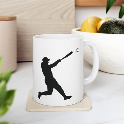 Baseball Ceramic Mug for Athletes, Motivational Gift for Coaches, Perfect for Birthdays, Team Events, or Just for Coffee Lovers
