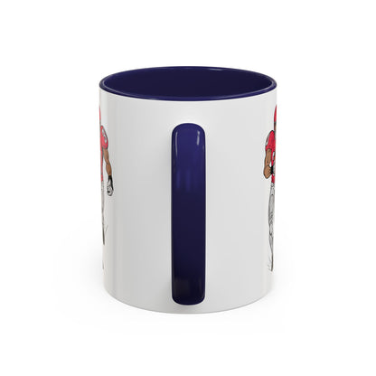 Football Player Coffee Mug, Sports Fan Gift, Motivational Coffee Cup, Game Day Mug, Unique Sports Merchandise