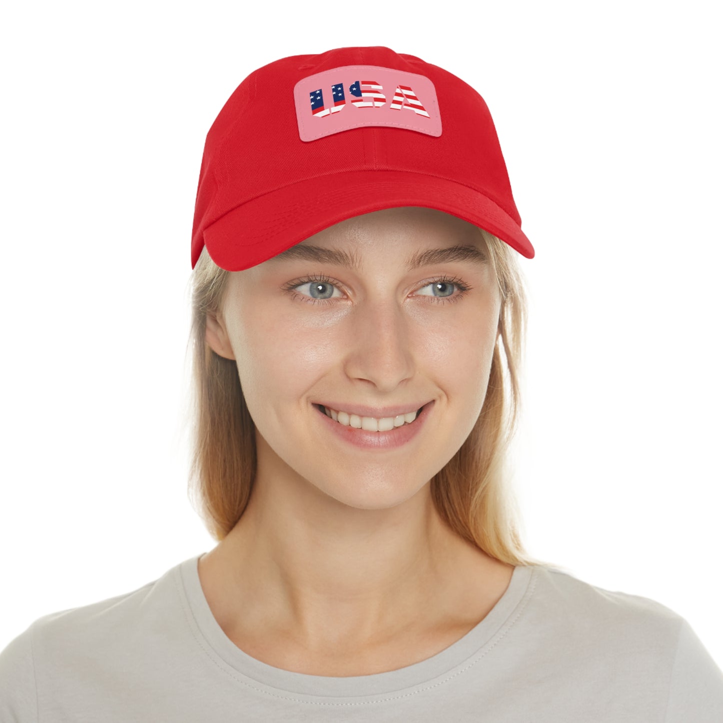 Dad Hat with USA Leather Patch - TRV