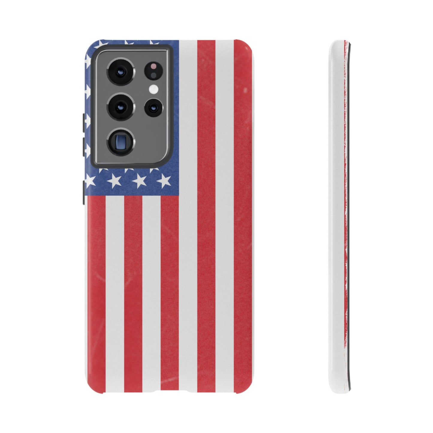 American Flag Phone Case - Patriotic Cell Cover, Tough Cases, USA Pride, Independence Day Gift, Veteran's Day, Phone Protection - TRV
