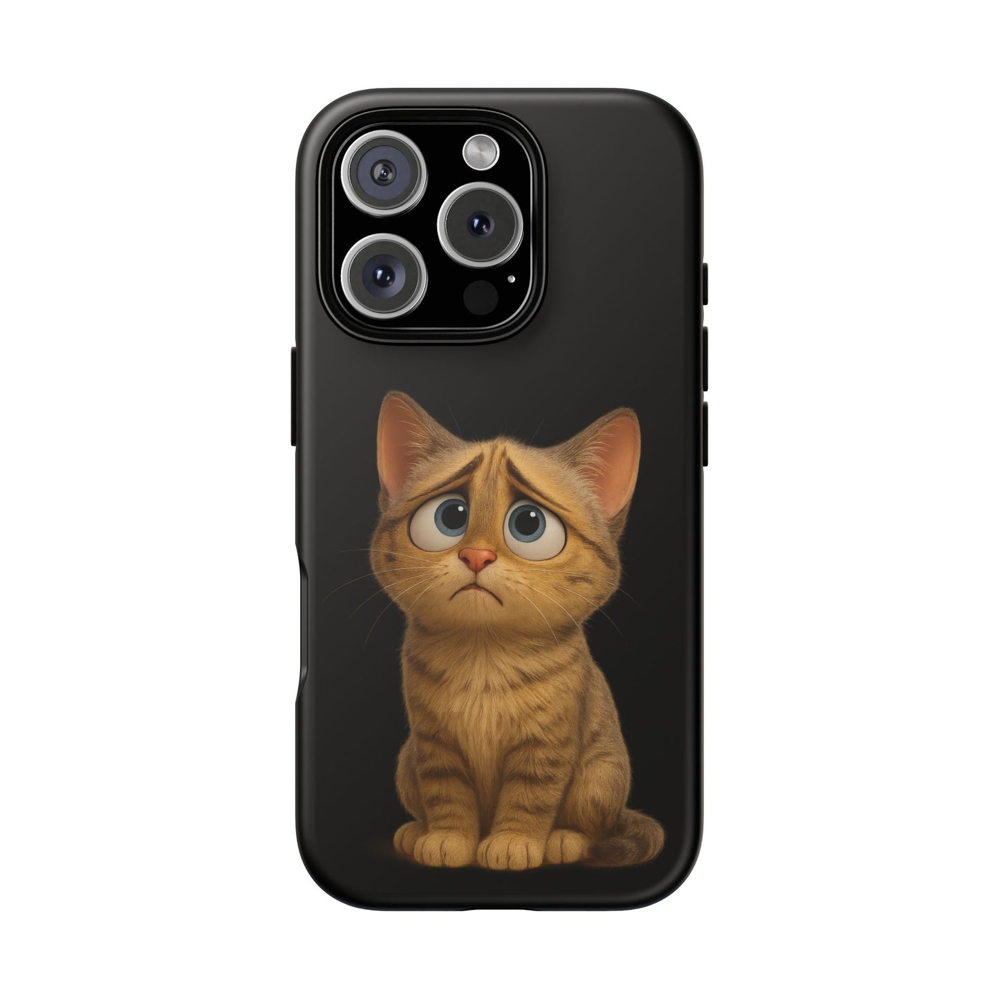 Cute Cat Phone Case, Adorable Kitty Cover, Pet Lover Gift, Unique Animal Design, Customizable Mobile Case - TRV