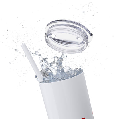 Skinny Tumbler — USA Flag 20oz Straw Tumbler (Patriotic Travel Cup)
