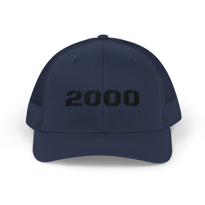 2000 Vintage Snapback Trucker Cap, Retro Baseball Hat, Birthday Gift, Stylish Outdoors Hat, 90s Nostalgia Cap - TRV