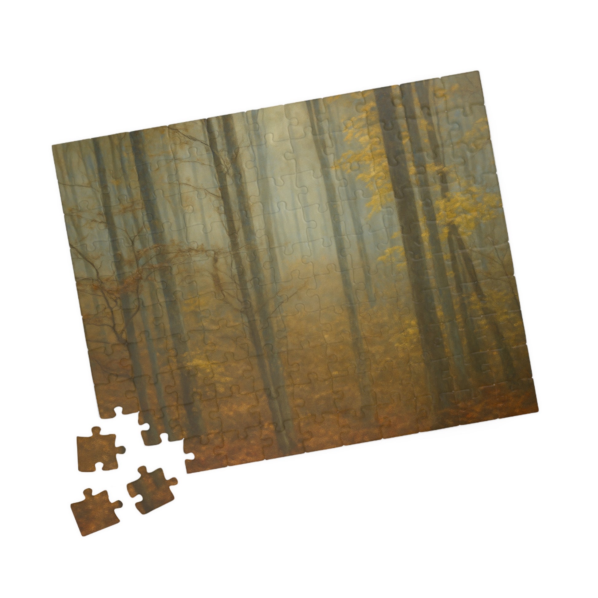 Misty Forest Trees Puzzle 110 and 1014 Piece Jigsaw - TRV