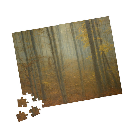 Misty Forest Trees Puzzle 110 and 1014 Piece Jigsaw - TRV