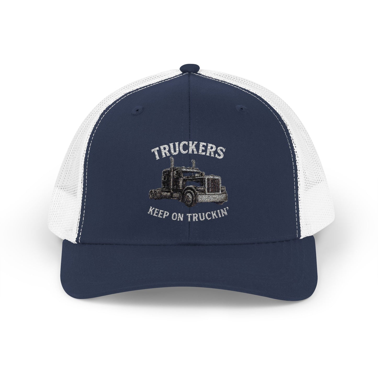 Truck Driver Snapback Cap, Mesh Trucker Hat, Cool Casual Hat, Perfect Gift for Drivers, Trucking Enthusiasts, Outdoor Style - TRV