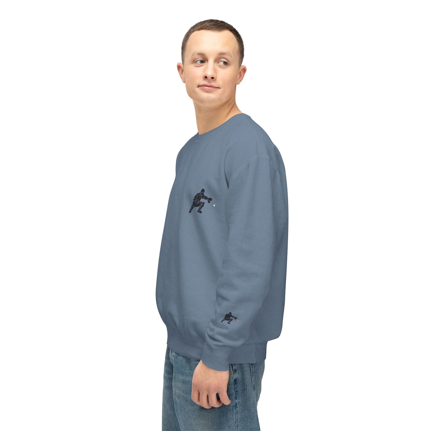 Baseball Catcher Unisex Sports Crewneck Sweatshirt - Perfect for Athletes & Casual Wear, Great for Game Days, Birthdays, Apparel for Fans