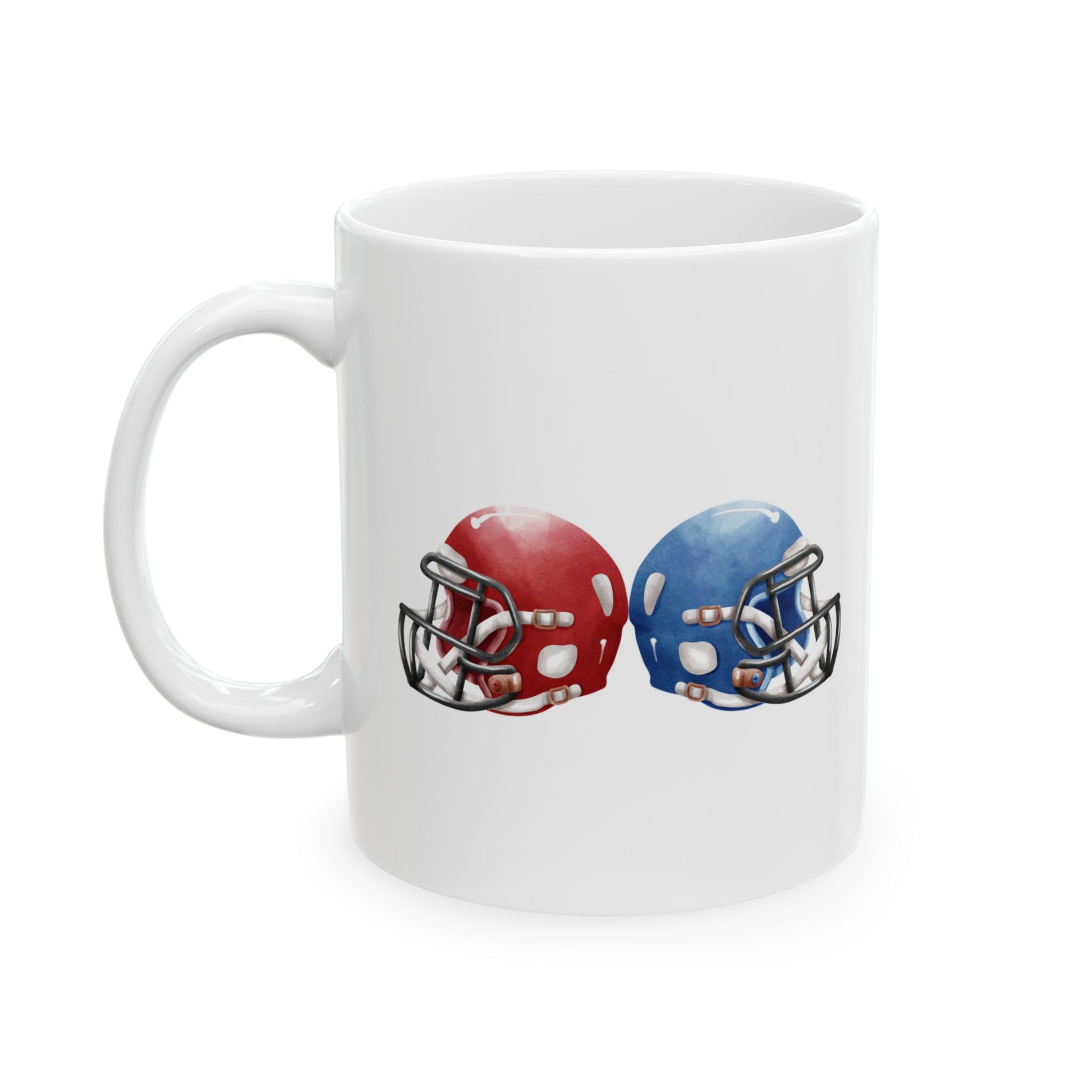 Football Fan Ceramic Mug | 11oz, 15oz | Perfect for Game Day, Sports Enthusiasts, Gifts, Tailgating, Team Celebration - TRV