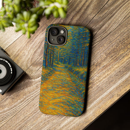 Artistic Phone Case for Nature Lovers, Tough Cases, Vibrant Design, Gift for Friends, Phone Accessories, Unique Artwork - TRV