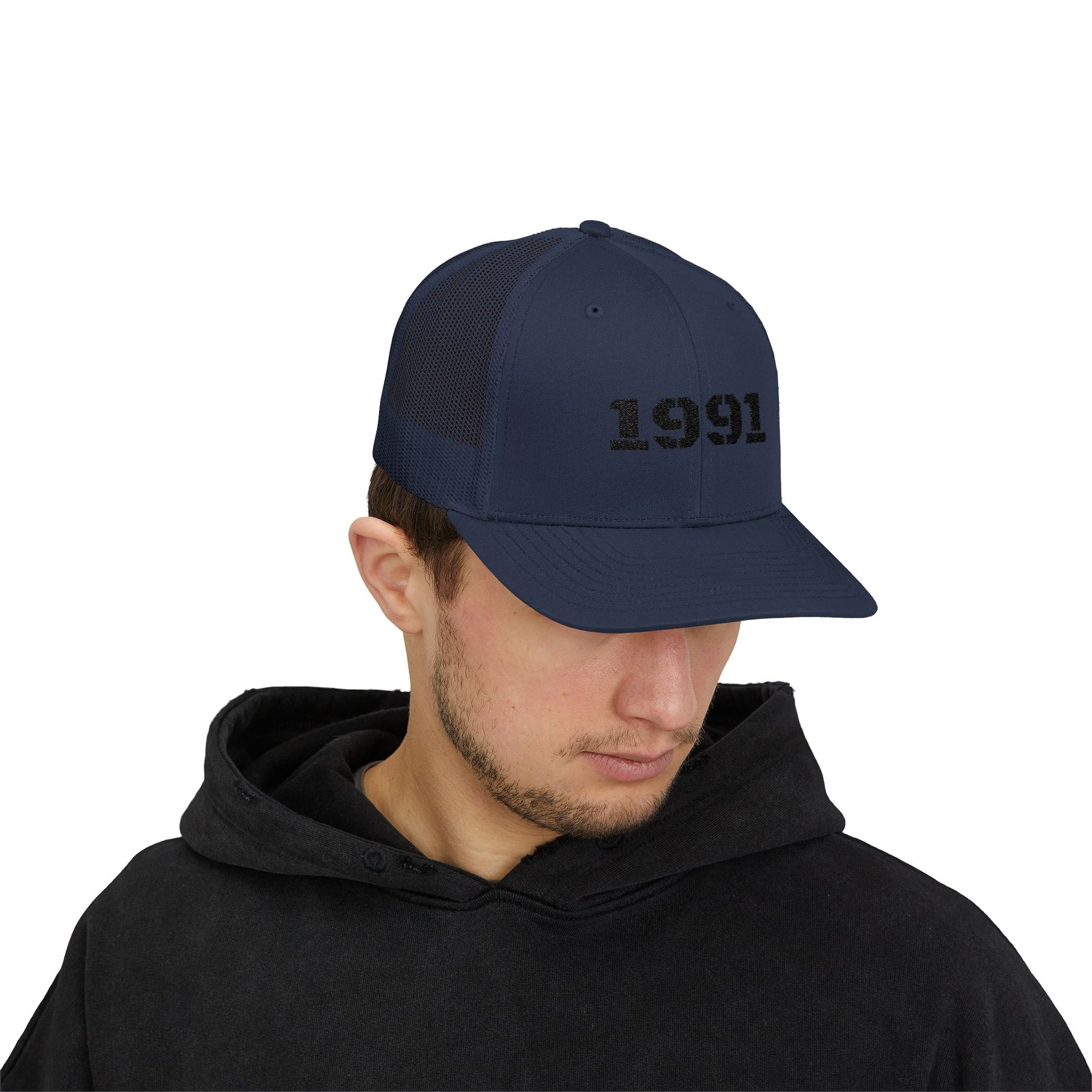 Vintage 1991 Snapback Trucker Cap, Retro Hat, Birthday Gift, Fashion Accessory, Casual Wear, Unisex Cap - TRV