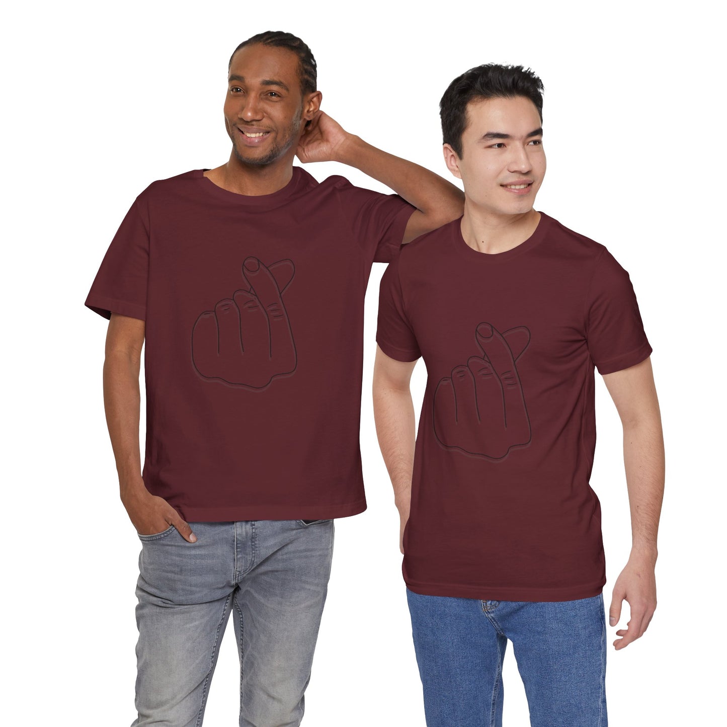 Minimalist Hand Sign Unisex Tee | Casual Everyday Wear | Perfect for Gift Givers