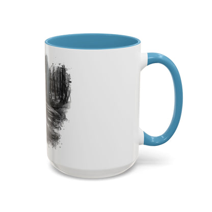 Moody Abstract Forest Coffee Mug | Unique Gift for Nature Lovers, Cozy Home Decor, Perfect for Coffee, Tea, and Hot Chocolate - TRV
