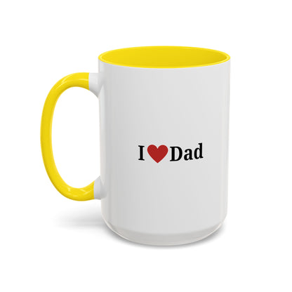 I Love Dad Accent Coffee Mug - Perfect Gift for Father's Day & Birthdays - TRV