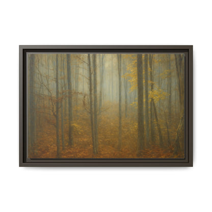 Framed Matte Canvas Art | Serenity in the Forest | Nature Wall Decor, Home Gallery, Cozy Living Room, Gift for Nature Lovers - TRV