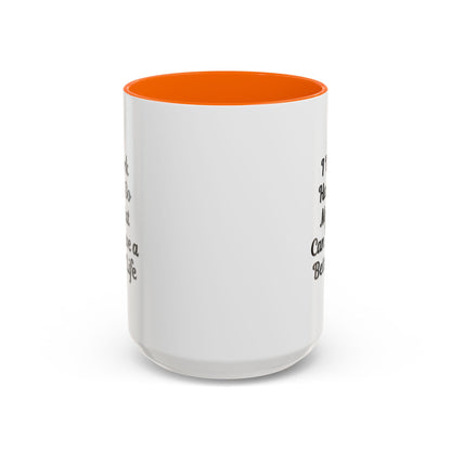 Cat Lover's Accent Coffee Mug - I Work Hard So My Cat Can Have a Better Life