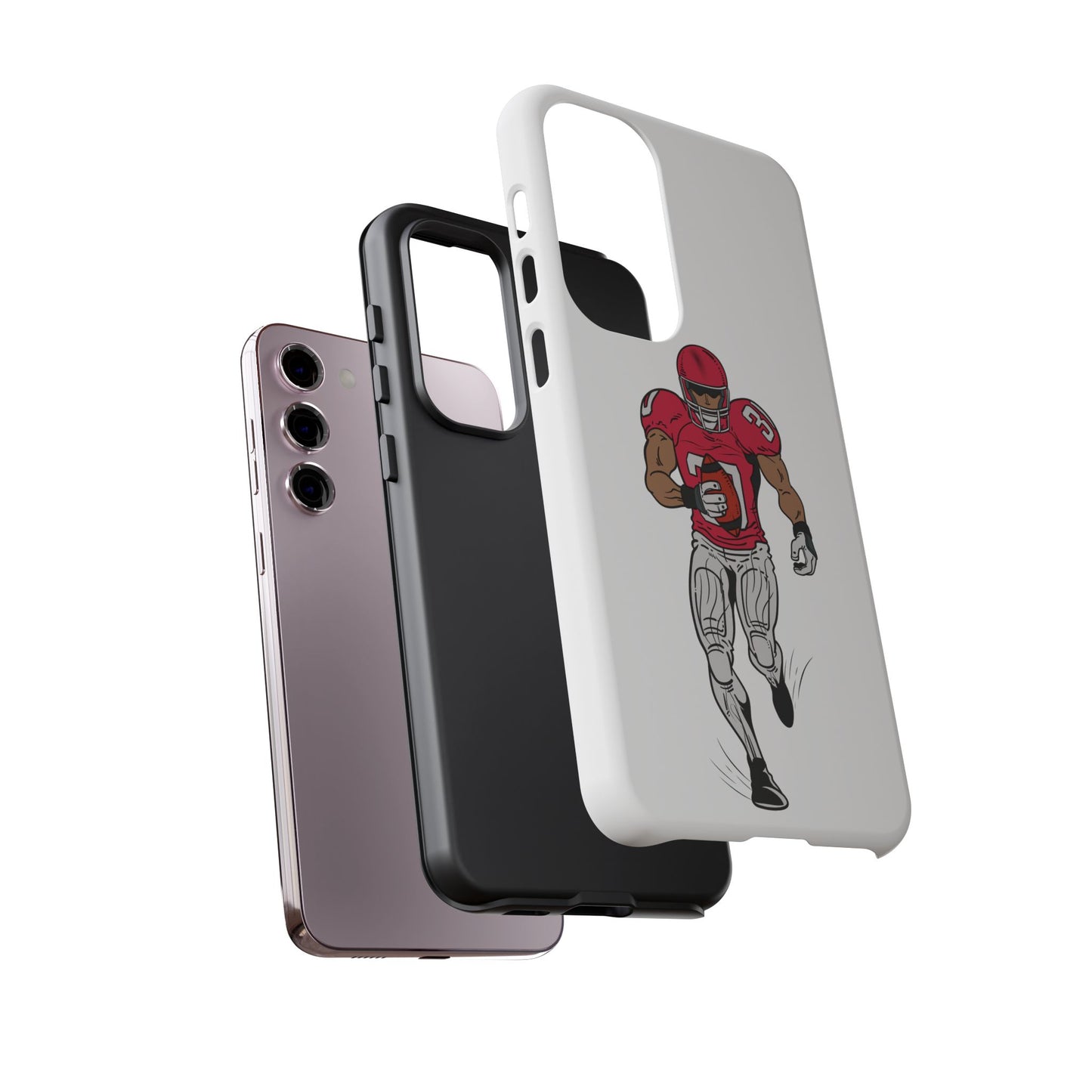 Football Player Tough Case, Sports Phone Cover, Athlete Gift, Tough Phone Case, Fall Sports, Football Lover's Accessory - TRV