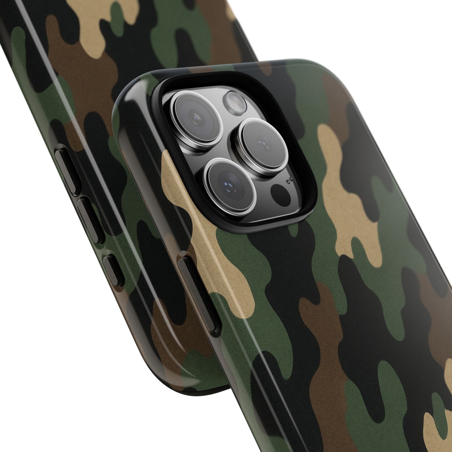 Camouflage Phone Case, Tough Cases, Military Style, Unique Phone Accessories, Gift for Him, Durable Phone Cover - TRV