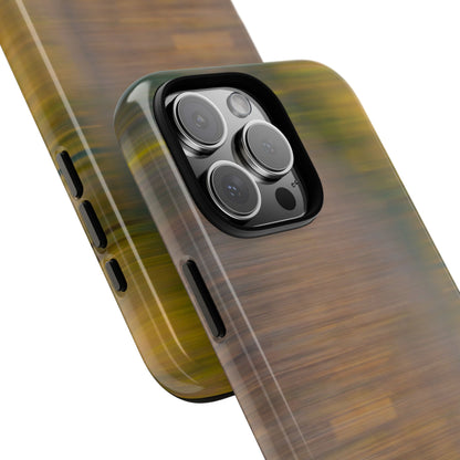 Autumn Blur Tough Phone Case — Fall Colors Protective iPhone Cover