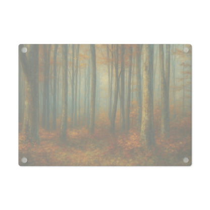 Autumn Forest Cutting Board - Nature-Inspired Kitchen Decor