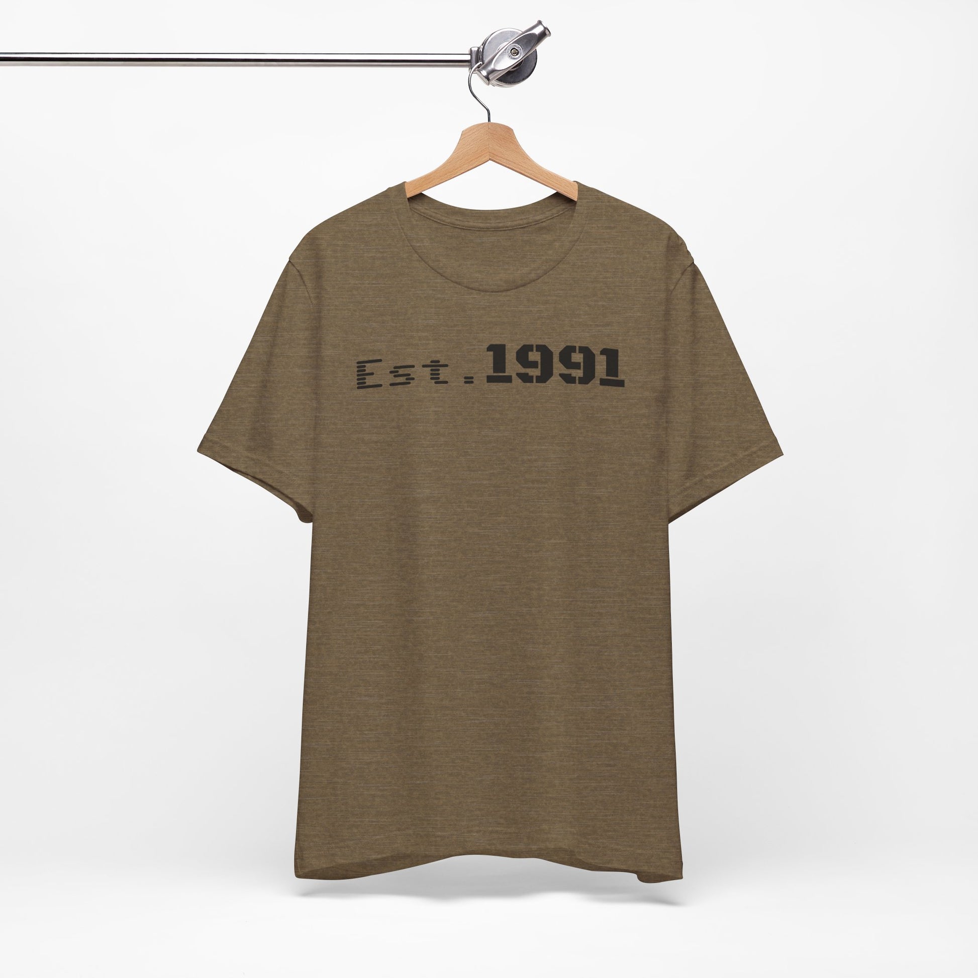 Established 1991 Unisex Jersey Tee | Vintage Anniversary Gift | Casual Wear, Birthday Shirt, Retro Style, Statement Tee, Gift for Him/Her - TRV