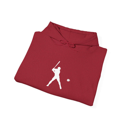 Sporty Unisex Baseball Hooded Sweatshirt, Casual Hoodie for Athletes, Perfect for Gifts, Comfy Streetwear, Ideal for Sports Events, Personal Use - TRV