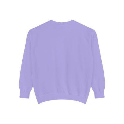 Minimalist Peace Hand Sweatshirt — Small Chest Line Art Crewneck