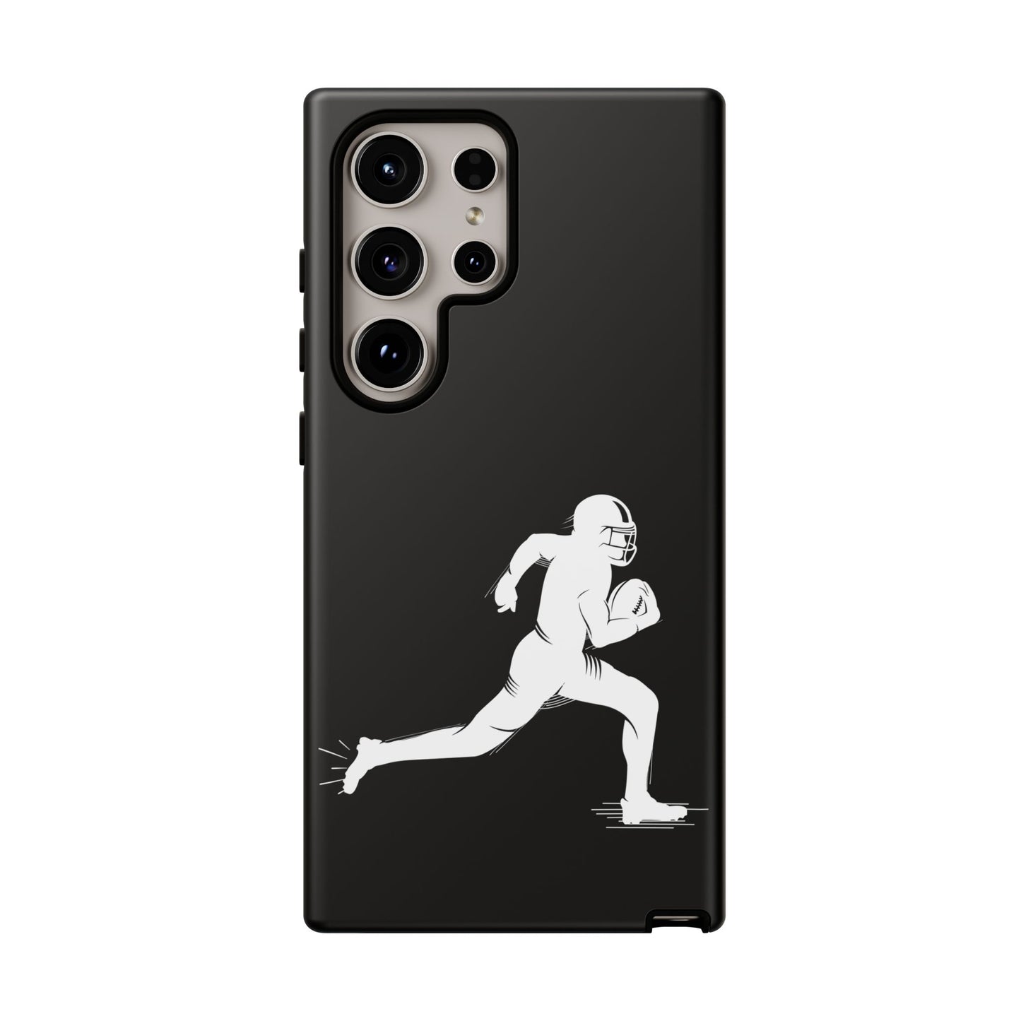 Football Player Phone Case, Tough Cases, Sports Phone Cover, Gift for Athletes, iPhone & Samsung Accessories, Running Player Design - TRV