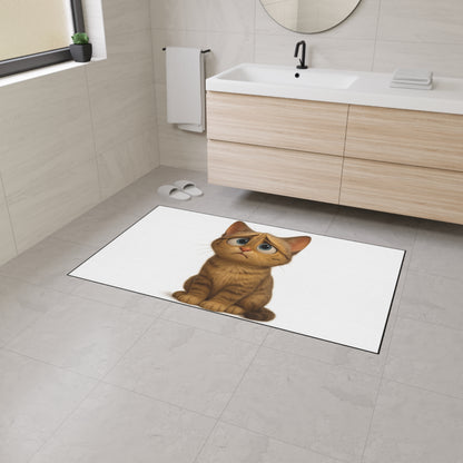 Cute Cat Heavy Duty Floor Mat, Cat Lover Home Decor, Durable Entrance Rug, Cozy Cat Themed Welcome Mat, Pet Friendly Doormat, Fun Gift [...] - TRV