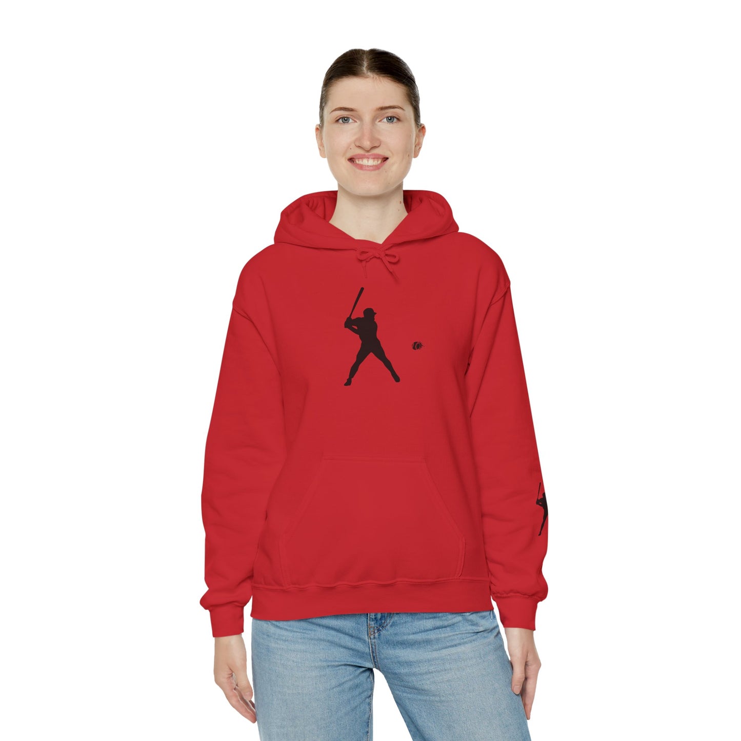 Baseball Themed Unisex Hoodie, Streetwear, Sports Fan Sweatshirt, Gift for Athletes, Casual Wear, Fall Fashion - TRV