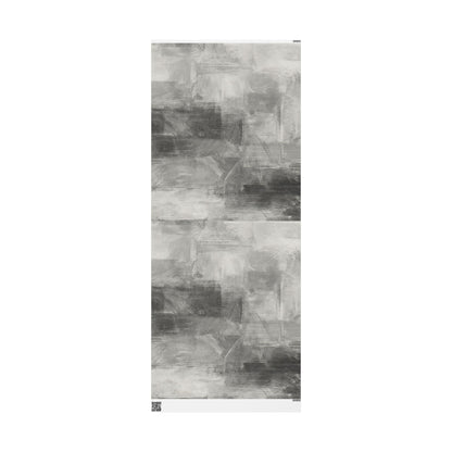 Gray Marble Wrapping Paper Roll — Neutral Watercolor Gift Wrap for Weddings, Birthdays & Minimalist Packaging