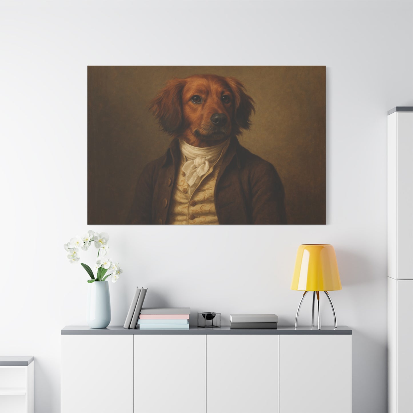 Regal Dog Portrait Matte Canvas - TRV