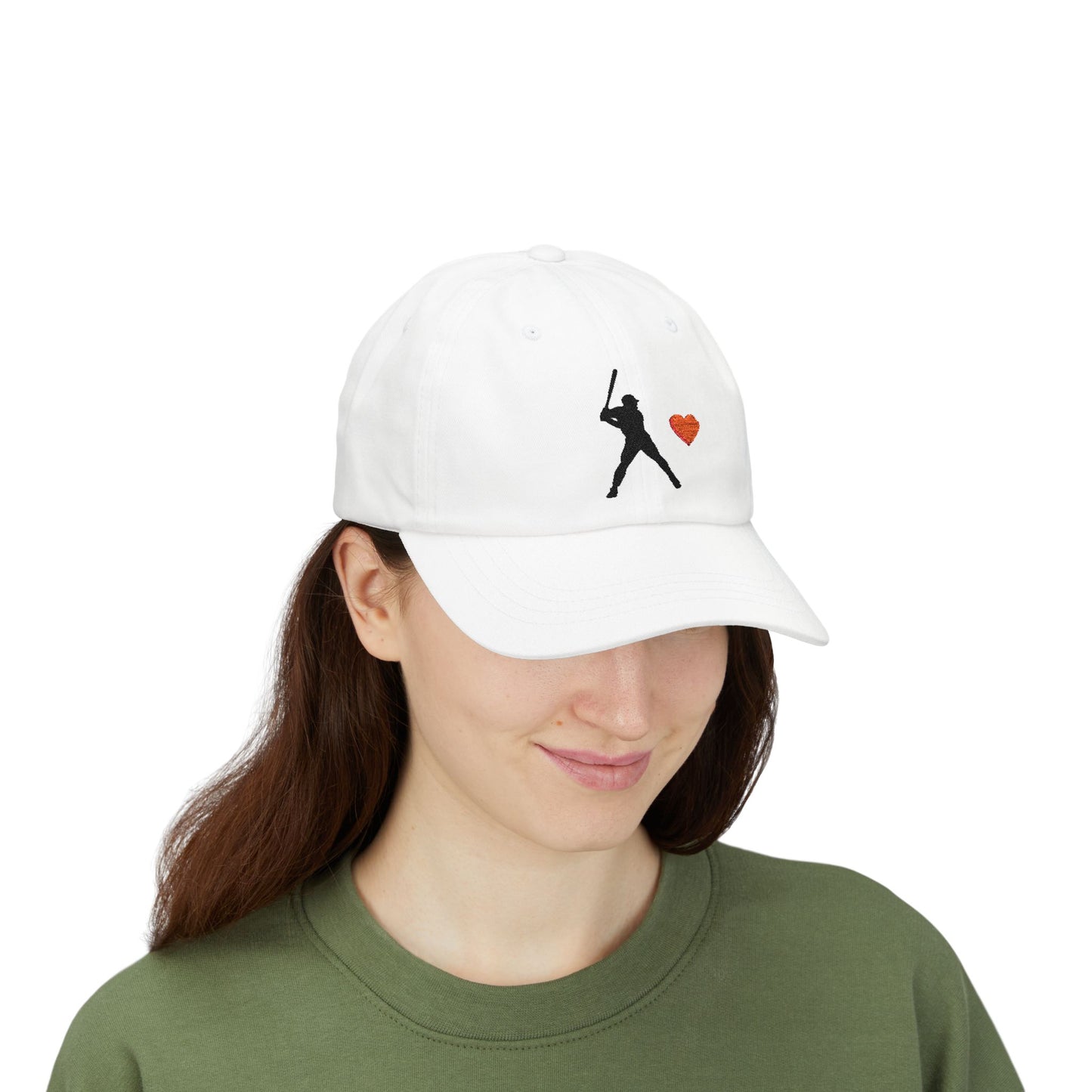 Baseball Love Dad Cap - Perfect Gift for Sports Dads, Father's Day, Casual Wear, Summer Style, Stylish Baseball Hat - TRV