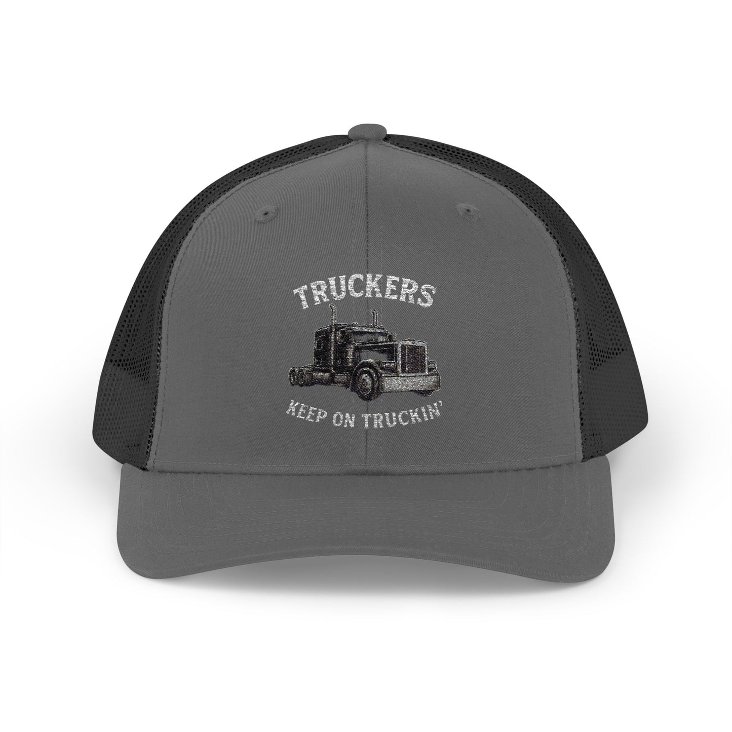 Truck Driver Snapback Cap, Mesh Trucker Hat, Cool Casual Hat, Perfect Gift for Drivers, Trucking Enthusiasts, Outdoor Style - TRV