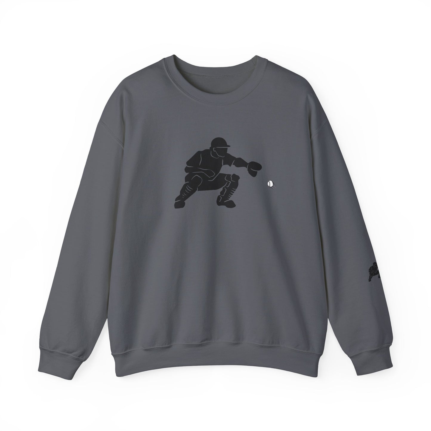 Baseball Catcher Crewneck Sweatshirt | Unisex Sports Apparel | Perfect for Game Days, Gifts, and Casual Wear | Baseball Lover's Gift - TRV