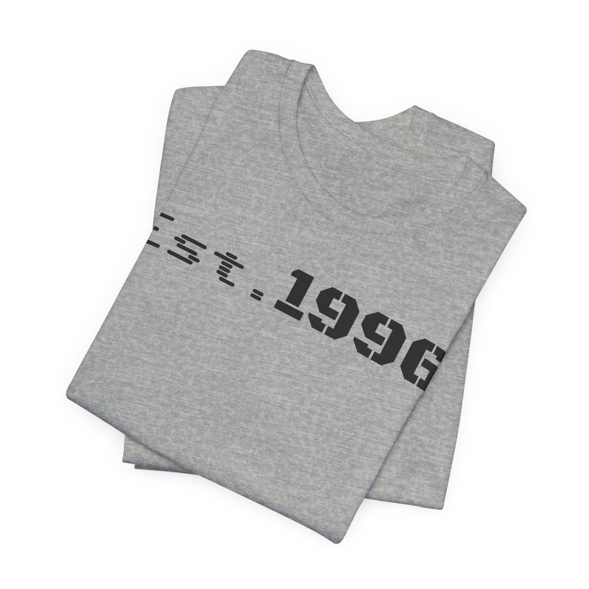 Established 1996 Unisex T-Shirt, Vintage Year Tee, Birth Year Gift, Casual Fashion, Personalized Graphic Tee - TRV