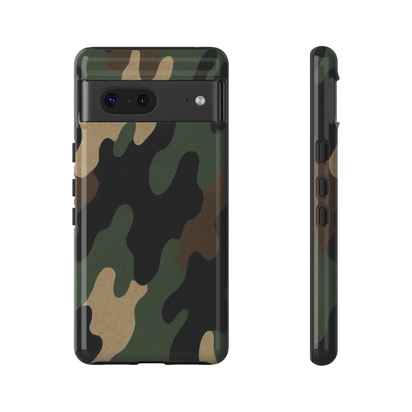 Camouflage Phone Case, Tough Phone Cover, Military Style Accessory, Protective Case for Men, Gifts for Soldiers - TRV