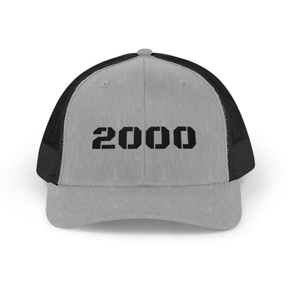 2000 Vintage Snapback Trucker Cap, Retro Baseball Hat, Birthday Gift, Stylish Outdoors Hat, 90s Nostalgia Cap - TRV