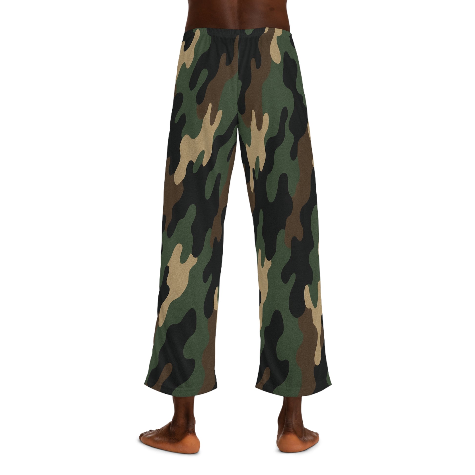 Camouflage Men's Pajama Pants, Cozy Sleepwear for Men, Relaxation Pants, Perfect Gift for Him, Casual Loungewear - TRV
