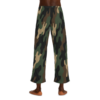 Camouflage Men's Pajama Pants, Cozy Sleepwear for Men, Relaxation Pants, Perfect Gift for Him, Casual Loungewear - TRV