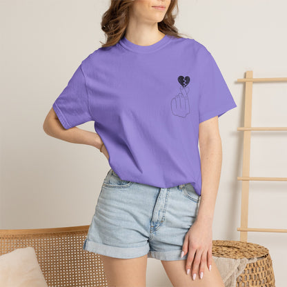 Heartbreak Unisex Garment-Dyed T-Shirt - Trendy Casual Tee for Self-Expression